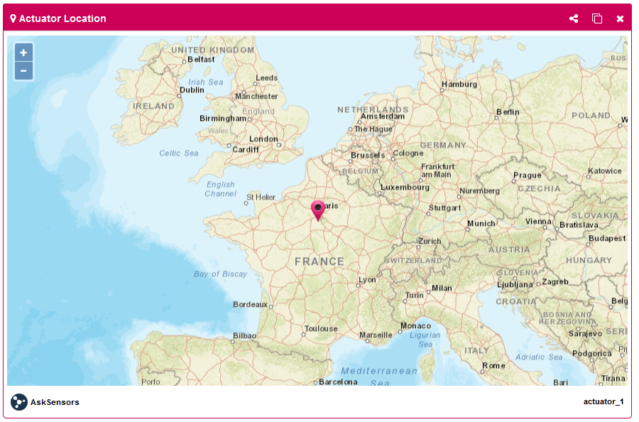 AskSensors : Actuator location map