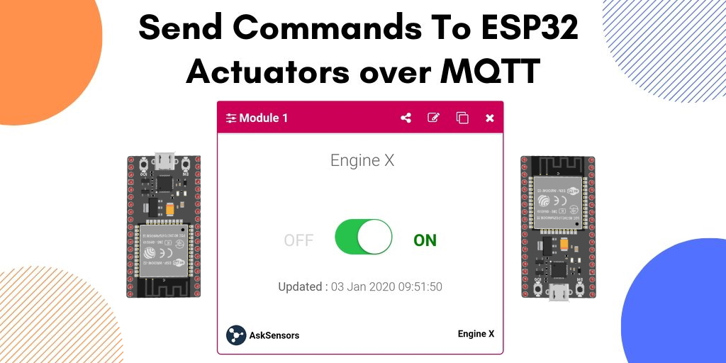 AskSensors : Control ESP32 MQTT