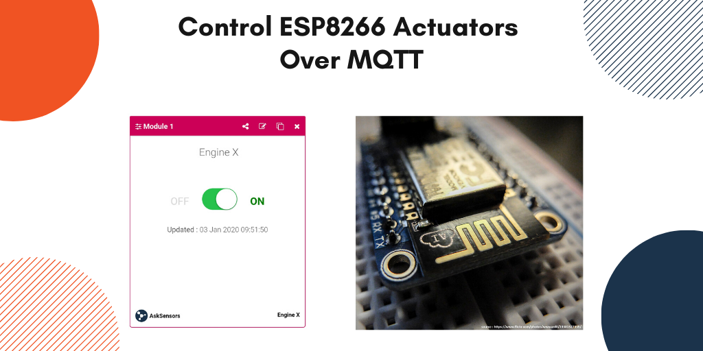 AskSensors : Control ESP8266 MQTT