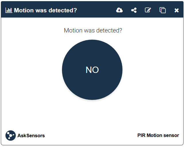 PIR Motion Sensor off